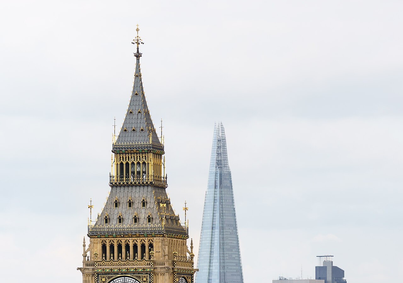 Big Ben on the Elizabeth Tower in London, where the clocks go back each October