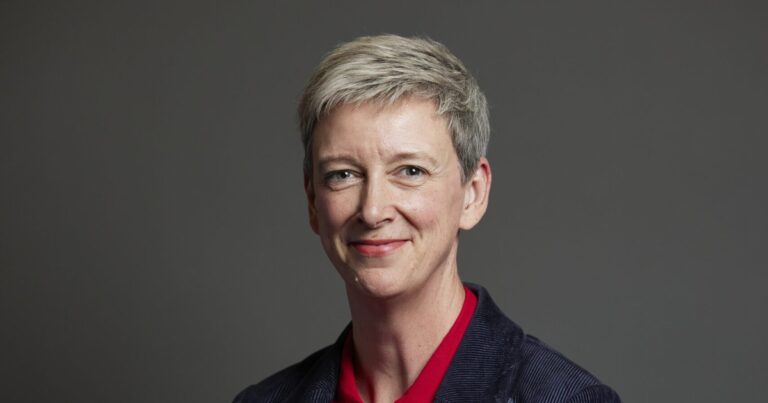 Energy consumers minister Polly Billington in her official portrait, landscape crop